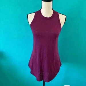 Athleta marron burgundy tank top in size xxs